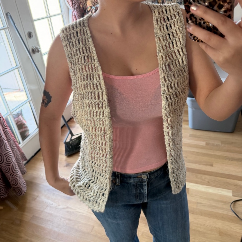 Crochet vest